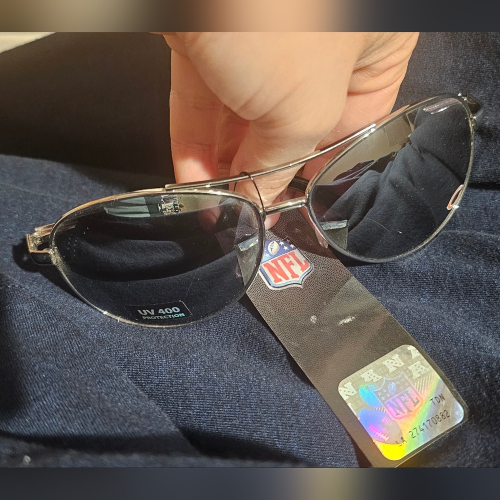 NFL Black and Silver Sunglasses